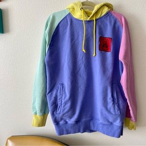 ORIGINAL Unisex Teddy Fresh Color Block Hoodie
